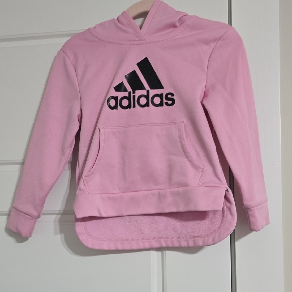 Adidas Kids Pink Hoodie